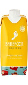Barefoot wine-to-go Pinot Grigio