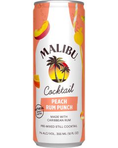 Malibu Peach Rum Punch Cocktail