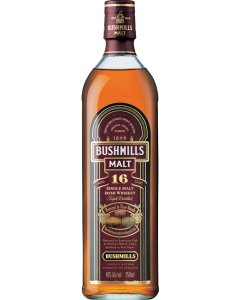 Bushmills Single Malt Irish Whiskey Aged 16 Years
